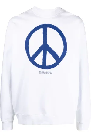 MARCELO BURLON Sweatshirt med County Peace-tryk