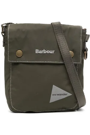 Barbour Logo-embroidered shoulder bag
