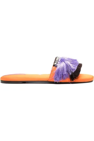 La DoubleJ Sandaler med frynsedetalje