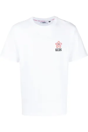 GCDS T-shirt med stjernemærke og logotryk