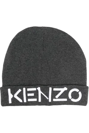 Kenzo Strikket hue med logobroderi