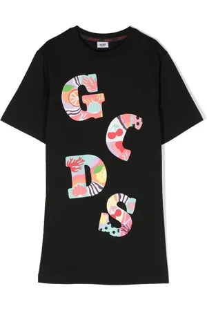GCDS T-shirt-kjole med logotryk