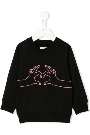 Wauw Capow by Bangbang Sweatshirt med Love-broderi