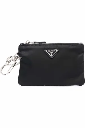 Prada Pouch-taske med trekantet logo