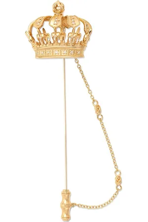 Dolce & Gabbana Krone-broche i 18 karat guld