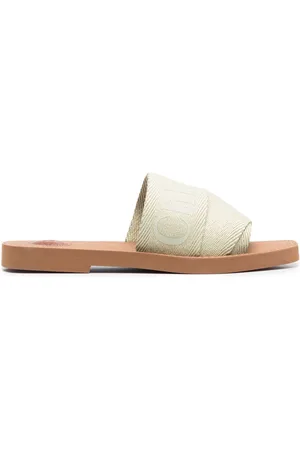 Chloé Sandaler med åben tå og logo
