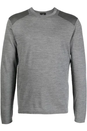 Dunhill Finstrikket T-shirt med lange ærmer