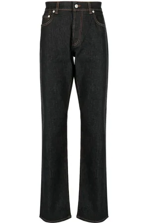 Dunhill Jeans med fem lommer og lige pasform