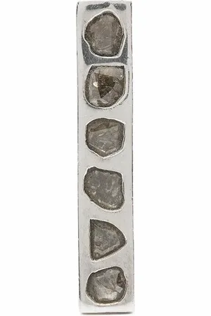 PARTS OF FOUR Sølv-ørering med indlagt diamant