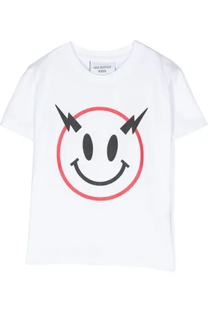 Neil Barrett T-shirt med smiley-tryk