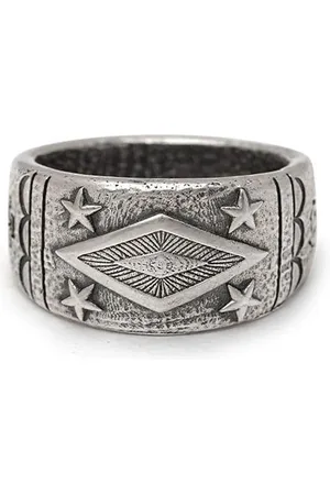Nialaya Indgraveret ring i vintage-stil