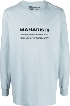 Maharishi T-shirt med lange ærmer og logotryk