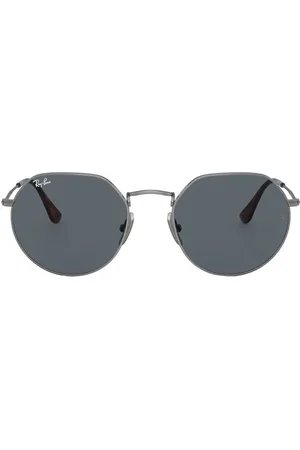 Ray-Ban Jack Titanium solbriller med rundt stel