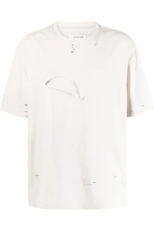 Feng Chen Wang T-shirt med rund hals