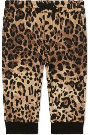 Dolce & Gabbana Joggingbukser med leopardtryk