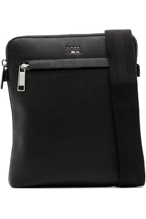 HUGO BOSS Messenger-taske med præget logo
