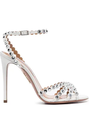 Aquazzura Tequila 115mm sandaler med krystaludsmykning
