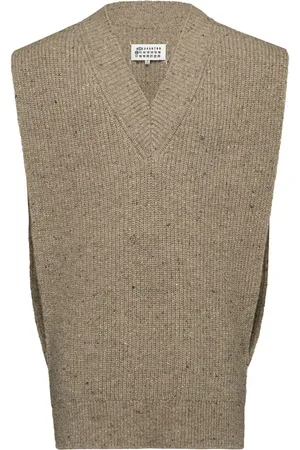 Maison Margiela Strikket vest med V-hals