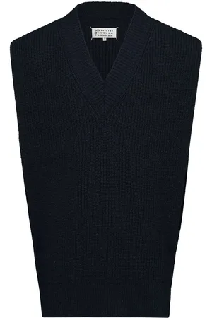 Maison Margiela Strikket vest med V-hals