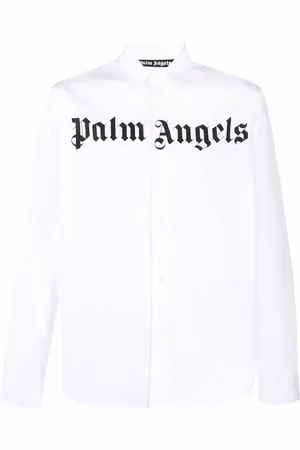 Palm Angels Skjorte med logotryk