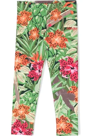 Kenzo Leggings med smalle ben og blomstertryk