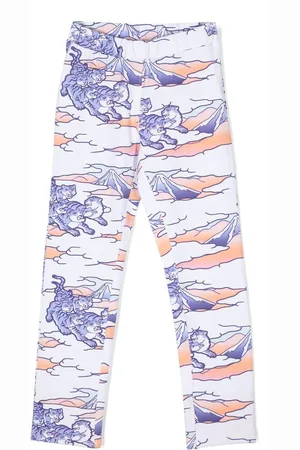 Kenzo Leggings med heldækkende grafisk tryk