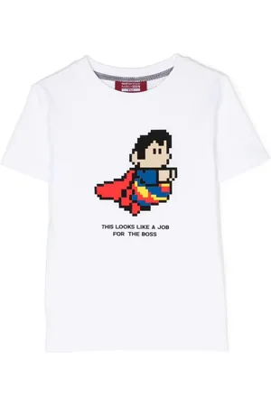 MOSTLY HEARD RARELY SEEN Mini Super T-shirt med slogantryk