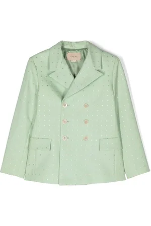 Gucci Dobbeltradet blazer med logobogstaver