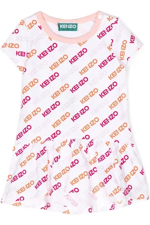 Kenzo T-shirt-kjole med logotryk