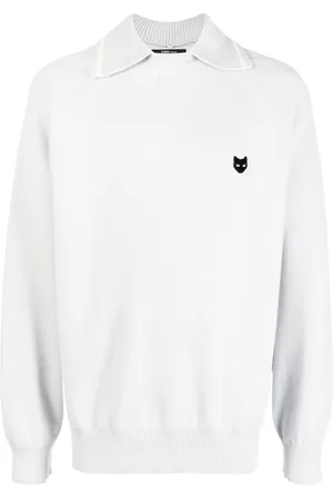 SONGZIO Sweatshirt med logomærke og rund hals