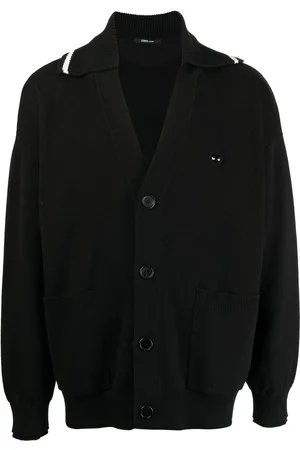 SONGZIO Cardigan med V-hals og logomærke