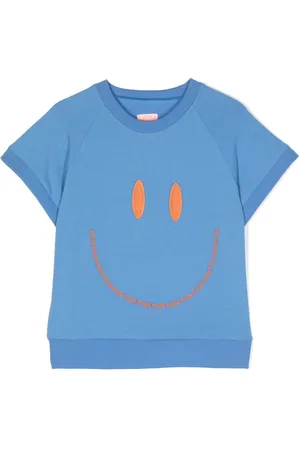 Wauw Capow by Bangbang T-shirt med broderet smil