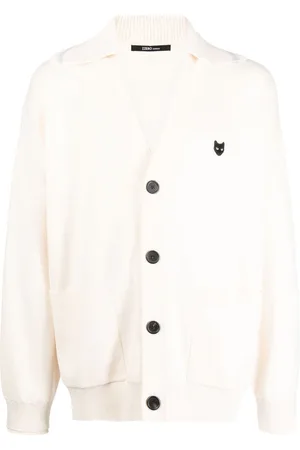 SONGZIO Cardigan med V-hals og logomærke