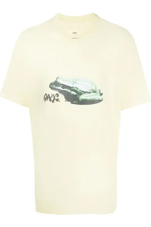OAMC T-shirt med grafisk tryk og rund hals