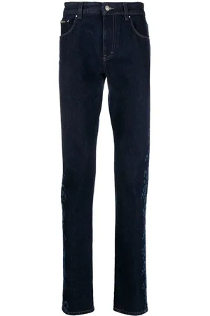 Roberto Cavalli Jeans med lige ben og leopardtryk