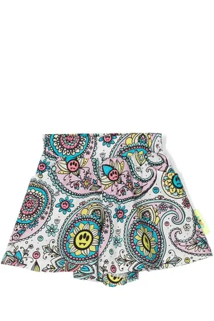 BARROW Elastiske shorts med paisleytryk