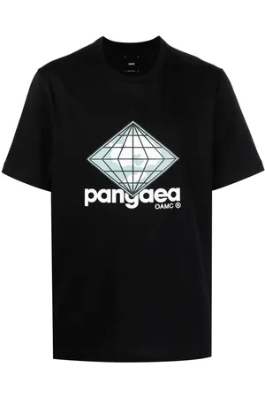 OAMC T-shirt med grafisk tryk og rund hals