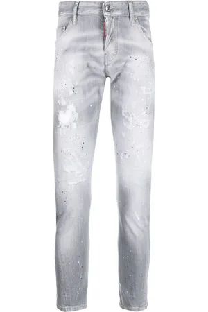 Dsquared2 Skinny-jeans med slitageeffekt og mellemhøj talje