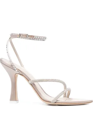 3Juin 100mm sandaler med krystaludsmykning