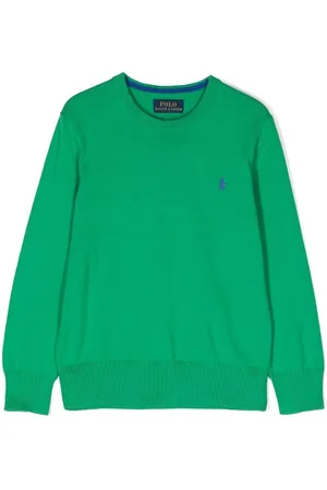 Ralph Lauren Sweatshirt med logodetalje og rund hals