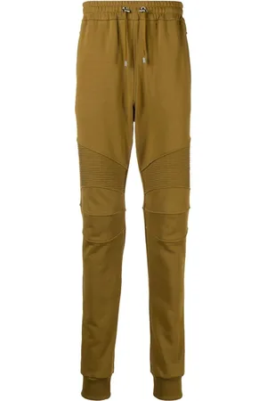 Balmain Joggingbukser med flocktekstur og logo