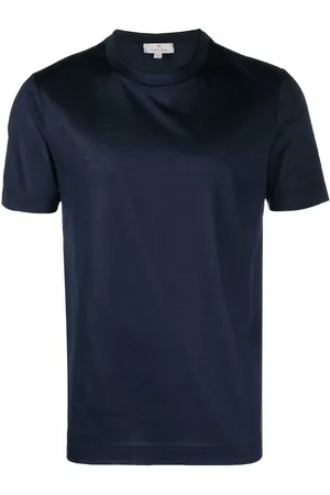 CANALI Kortærmet T-shirt med rund hals
