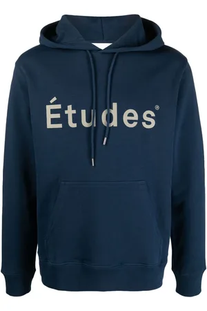 Etudes Hættetrøje med logotryk
