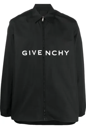 Givenchy Skjorte med logotryk og lynlås