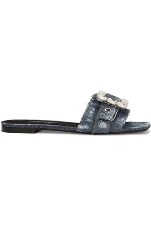 Dolce & Gabbana Sandaler med patchwork-udsmykning