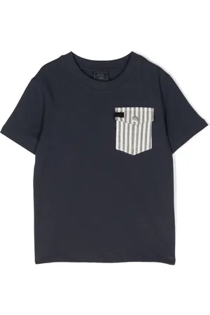 FAY T-shirt med brystlomme
