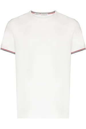 Moncler Kortærmet T-shirt med logomærke