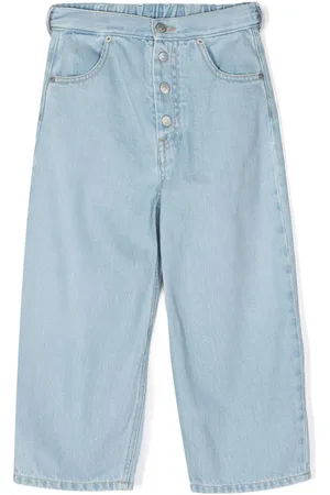 Maison Margiela Jeans med brede ben og logomærke