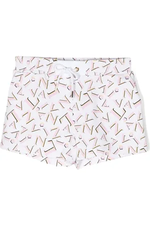 Lanvin Shorts med snoretræk og logotryk