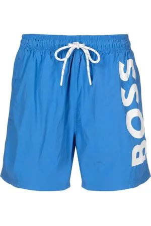 HUGO BOSS Badebukser med blæksprutte- og logotryk